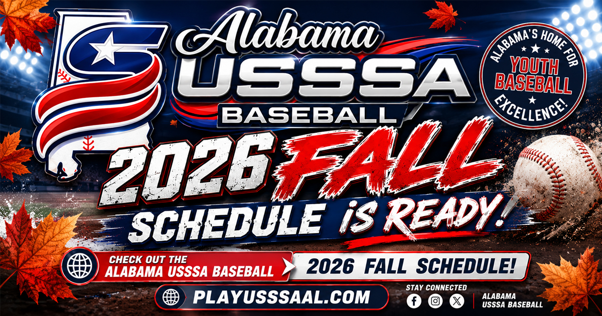 Alabama USSSA Baseball Fall Schedule